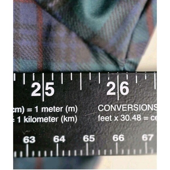 Forrester's Men's XL 'Jerry Quinlan's Celtic Golf ' Plaid Pull Over Windbreaker - Picture 5 of 7